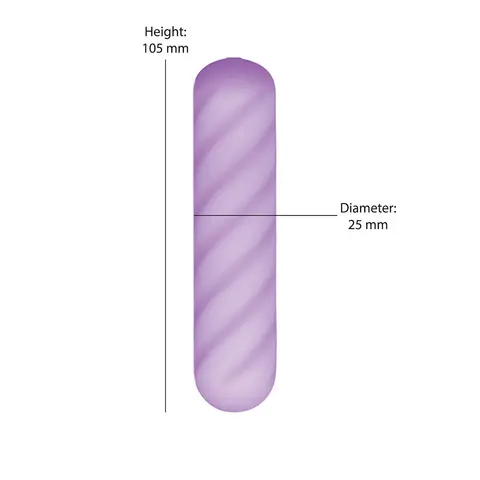 Softies Dual Layer Bullet 4 in. in Purple