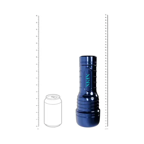 XKIN Axel Steel Mouth Torsh Masturbator Metallic Blue