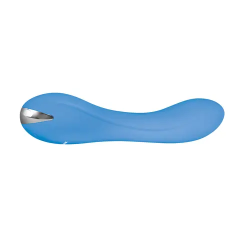 Evolved Blue Crush Rechargeable Silicone G-Spot Vibrator Blue