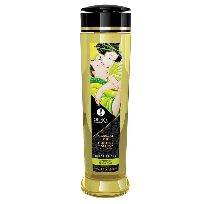 Shunga Erotic Massage Oil Irresistible Asian Fruits 8.5 oz.