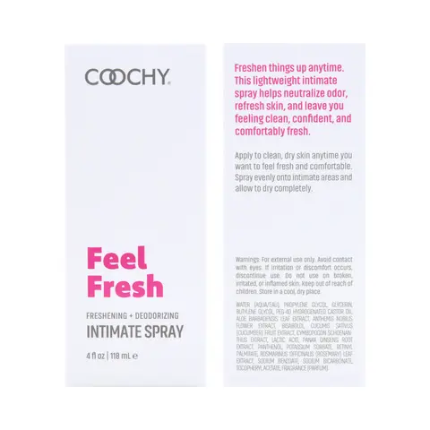 Coochy Feel Fresh Intimate Spray Peony 4 oz