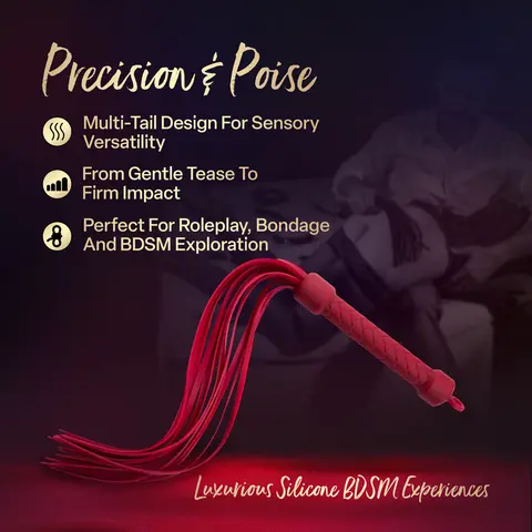 Temptasia Ardor Flogger in Red