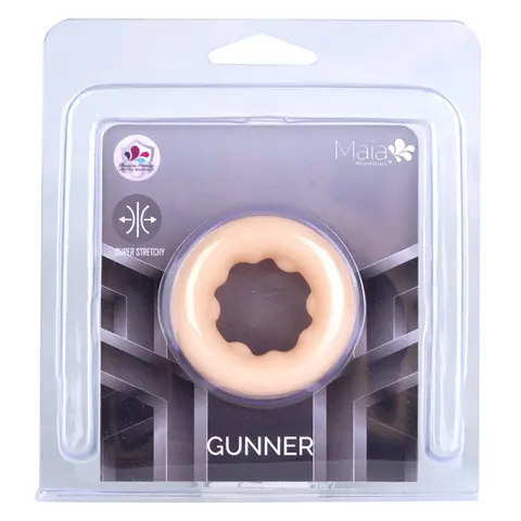 Maia Gunner Liquid Silicone Construction C Ring in Vanilla