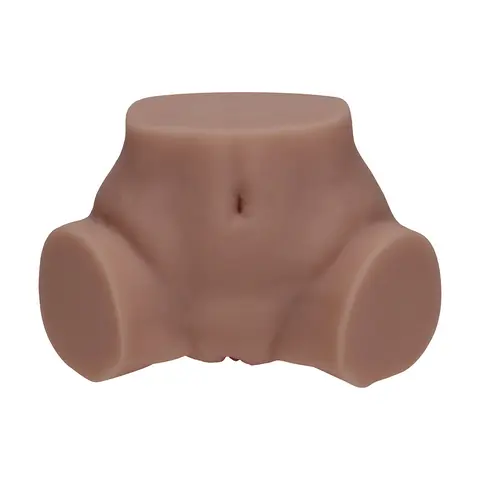 Xkin Bodyforms Layla Love Dual Entry Vibrating Masturbator Brown