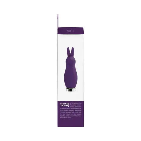 VeDO Crazzy Bunny Rechargeable Mini Vibe - Deep Purple
