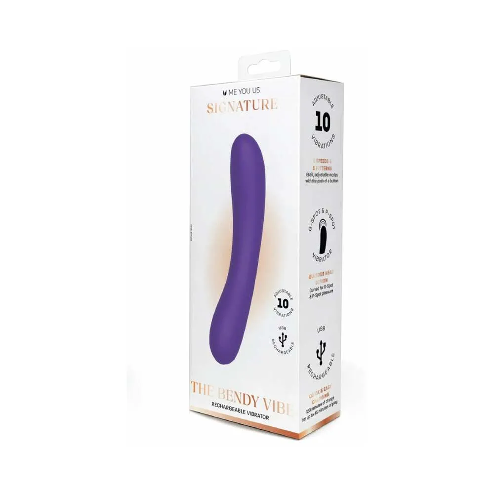 Me You Us Signature The Bendy Vibe in Purple