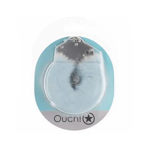 Ouch! Heavy-Duty Fluffy Handcuffs Powder in Blue