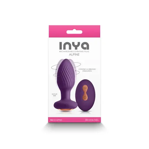 INYA Alpine Rechargeable Gyrating Plug in Purple