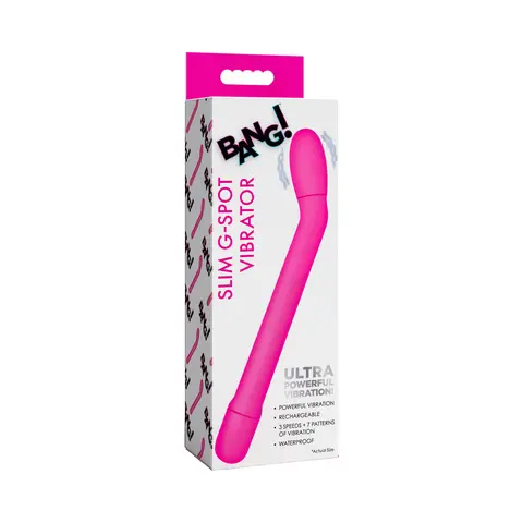 BANG! Slim G-Spot Vibrator in Pink