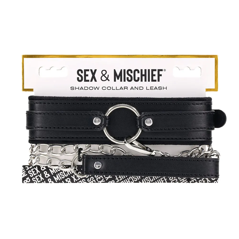 Sportsheets Sex & Mischief Shadow Collar and Leash