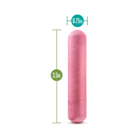 Gaia Eco Bullet Single-Speed Vibrator in Coral