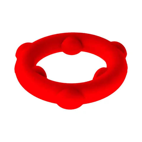 Oxballs Spinner Single Silicone Ring in Red