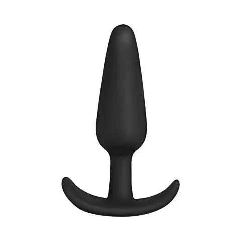 Doc Johnson Anal Plug Trainer Set In A Bag 3-Piece Silicone Black