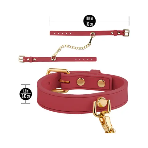 Temptasia Ardor Wrist & Ankle Restraints in Red