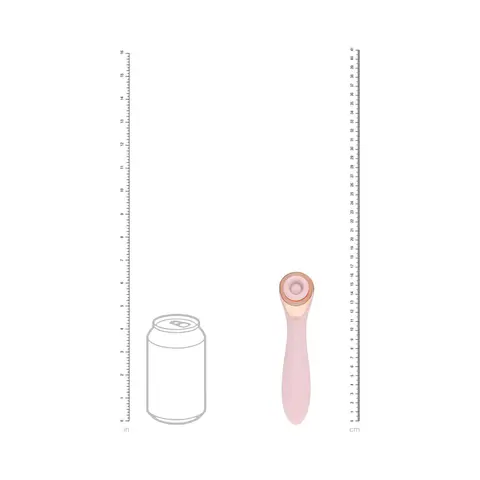 LoveLine Darling AirTapTech Rechargeable Vibrator in Pink
