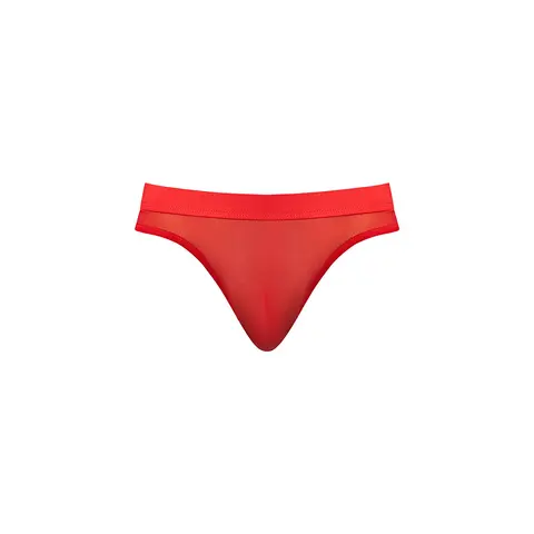 Male Power Mesh 2.0 Bong Thong Red L/XL