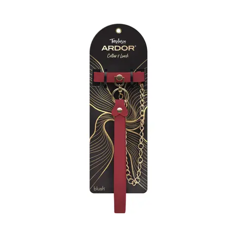 Temptasia Ardor Collar & Leash in Red