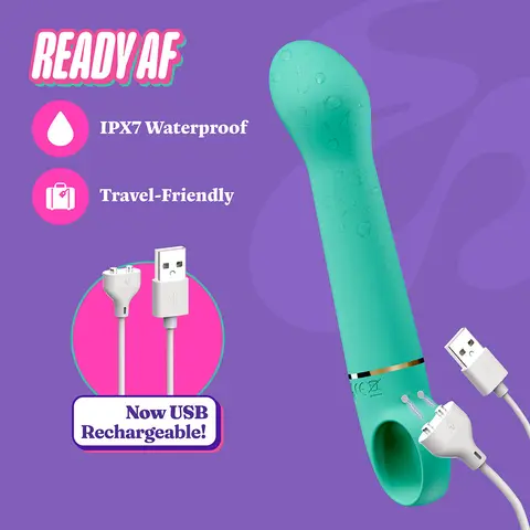 Aria Flirty AF 2.0 Rechargeable Vibe Teal