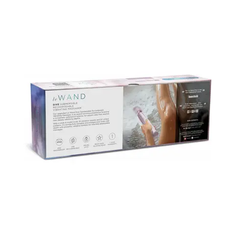 Le Wand Dive Submersible Rechargeable Vibrating Massager in Lavender
