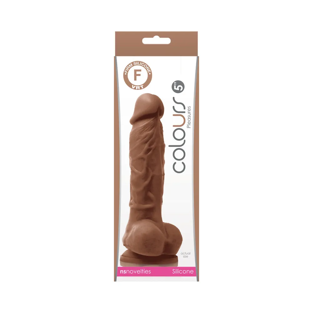Colours Pleasures 5 in. Dildo in Brown