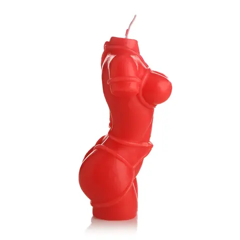 Master Series Bound Goddess Drip Candle in Red