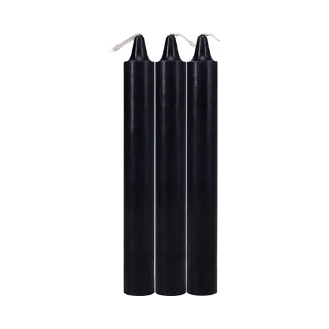 Japanese Drip Candles 3-Pack in Black
