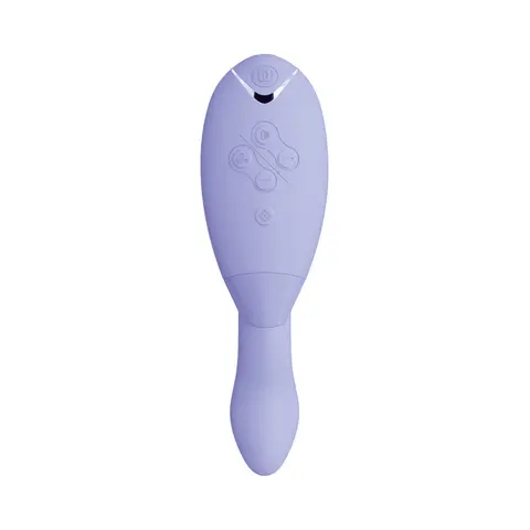 Womanizer Duo 2 Rechargeable Dual Stimulation Pleasure Air and G-Spot Vibrator in Lilac