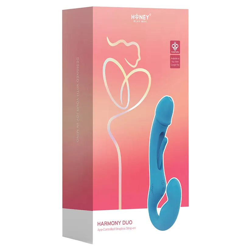 Honey Play Box Harmony Duo Strapless Strap-On Blue