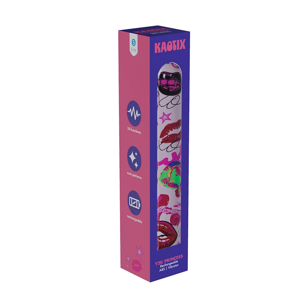 SLI Kaotix Y2K Princess Rechargeable Vibrator Powder Pink