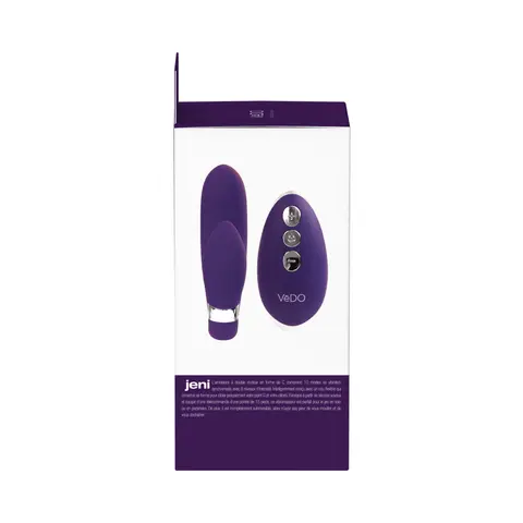 VeDO Jeni C-Shaped Dual Motor Vibe with Remote in Purple