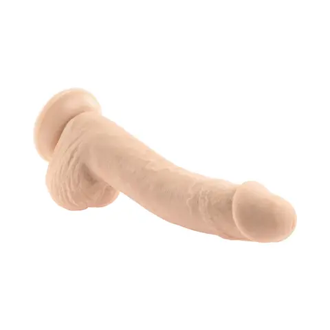 Selopa Natural Feel Flexskin Bendable Dildo with Moving Material 7 in. in Light