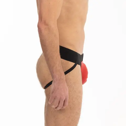 Prowler RED Pouch Jock Black/Red L
