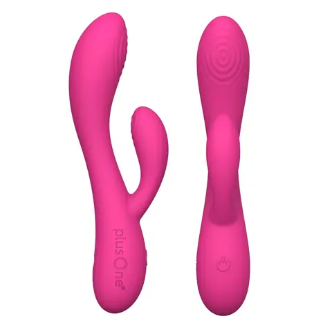 plusOne® Dual Rabbit Vibrating Massager