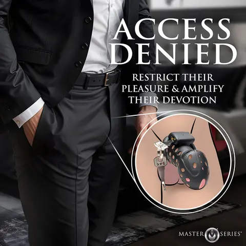 Master Series Lock Down Chastity Cage