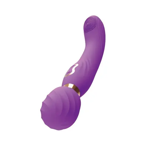 The Beat Dual Pleasure Wand in Purple