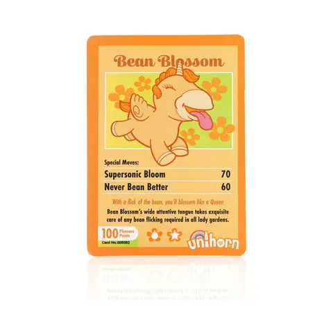 Unihorn Bean Blossom Flicking Vibrator Yellow