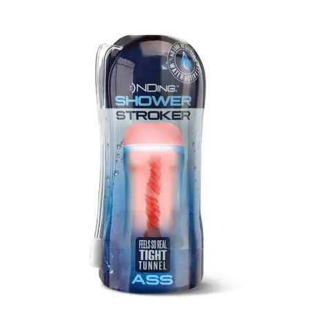 Happy Ending Self-Lubricating Shower Stroker - Ass