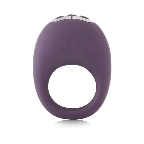 Je Joue Mio Rechargeable Vibrating Silicone Cock Ring in Purple