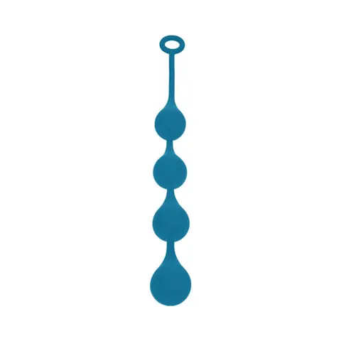 LEVELZ Waterdrop Silicone Anal Balls Large 40 mm in Teal
