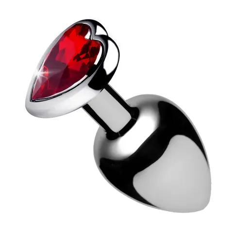 Booty Sparks Red Heart Gem Anal Plug Small