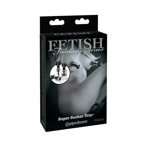 Fetish Fantasy Series Limited Edition Super Suckers Trio Clear/Black