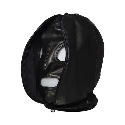 Prowler RED Leather Double Hood with Front Zipper