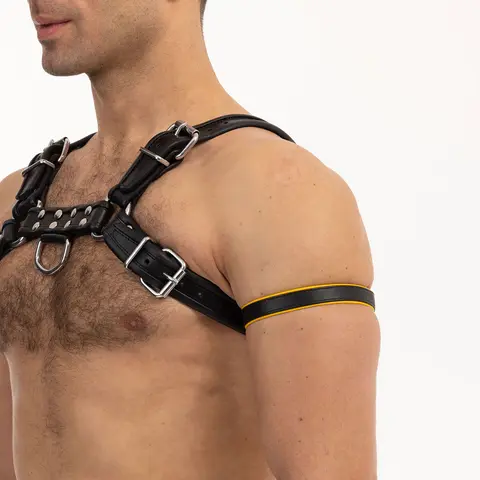 Prowler RED Bicep Band Black/Yellow