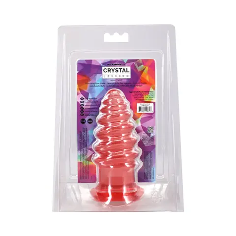Crystal Jellies Anal Twist 6 in. in Pink