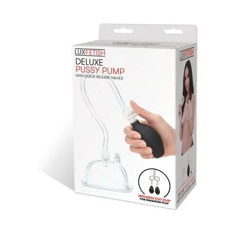 Lux Fetish Deluxe Pussy Pump with Quick-Release Valves