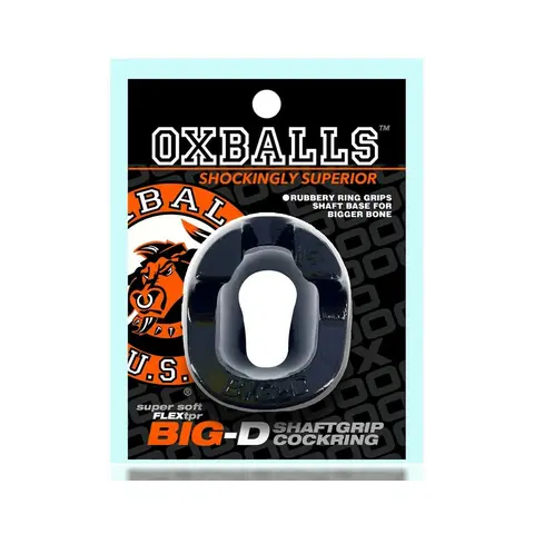 Oxballs Big-D Shaft Grip Cockring in Black