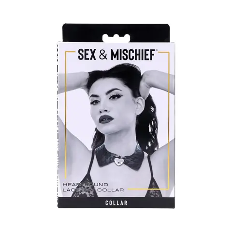 Sportsheets Sex & Mischief Heartbound Lace Day Collar