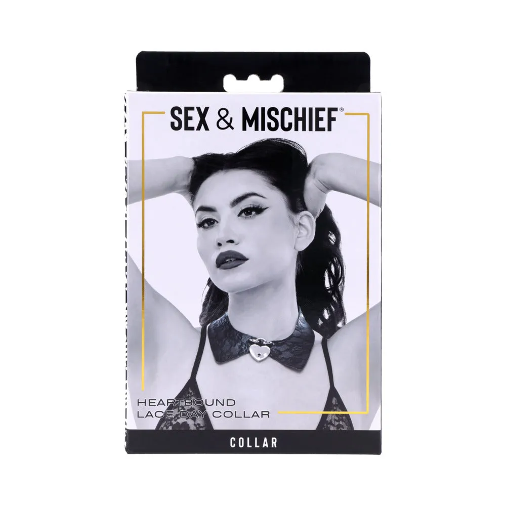 Sportsheets Sex & Mischief Heartbound Lace Day Collar