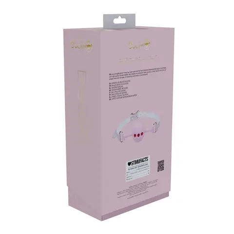 Ouch! International Paris Collection Silicone Ball Gag in Pink