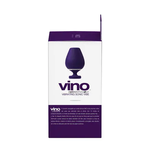 VeDO Vino Rechargeable Vibrating Sonic Vibe in Purple